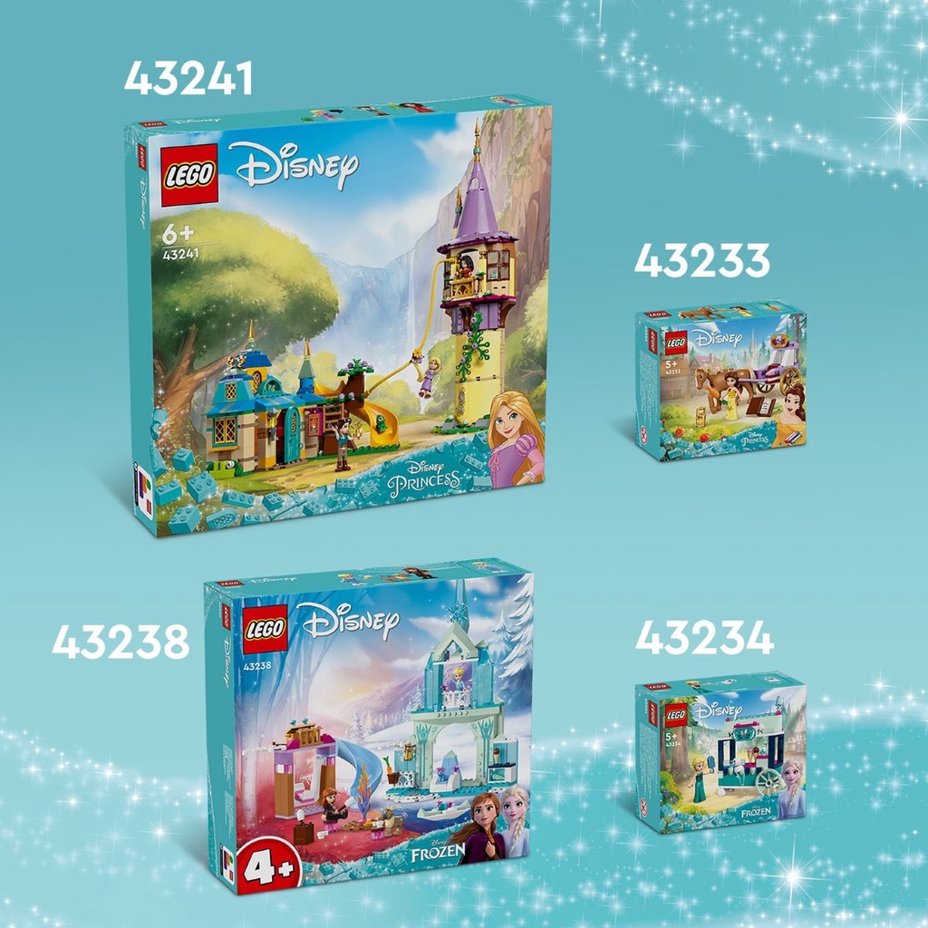 LEGO 43241 Disney Rapunzel Tower & The Snuggly Duckling Building Toy ...