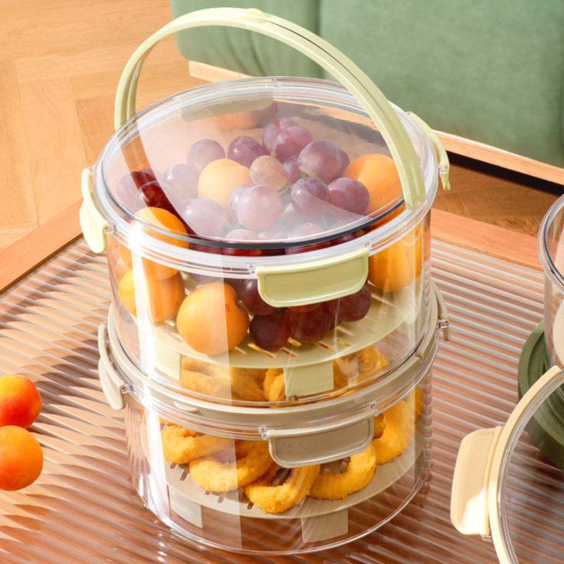 Portable Airtight Outdoor Food Storage Container Sealed Drain ...