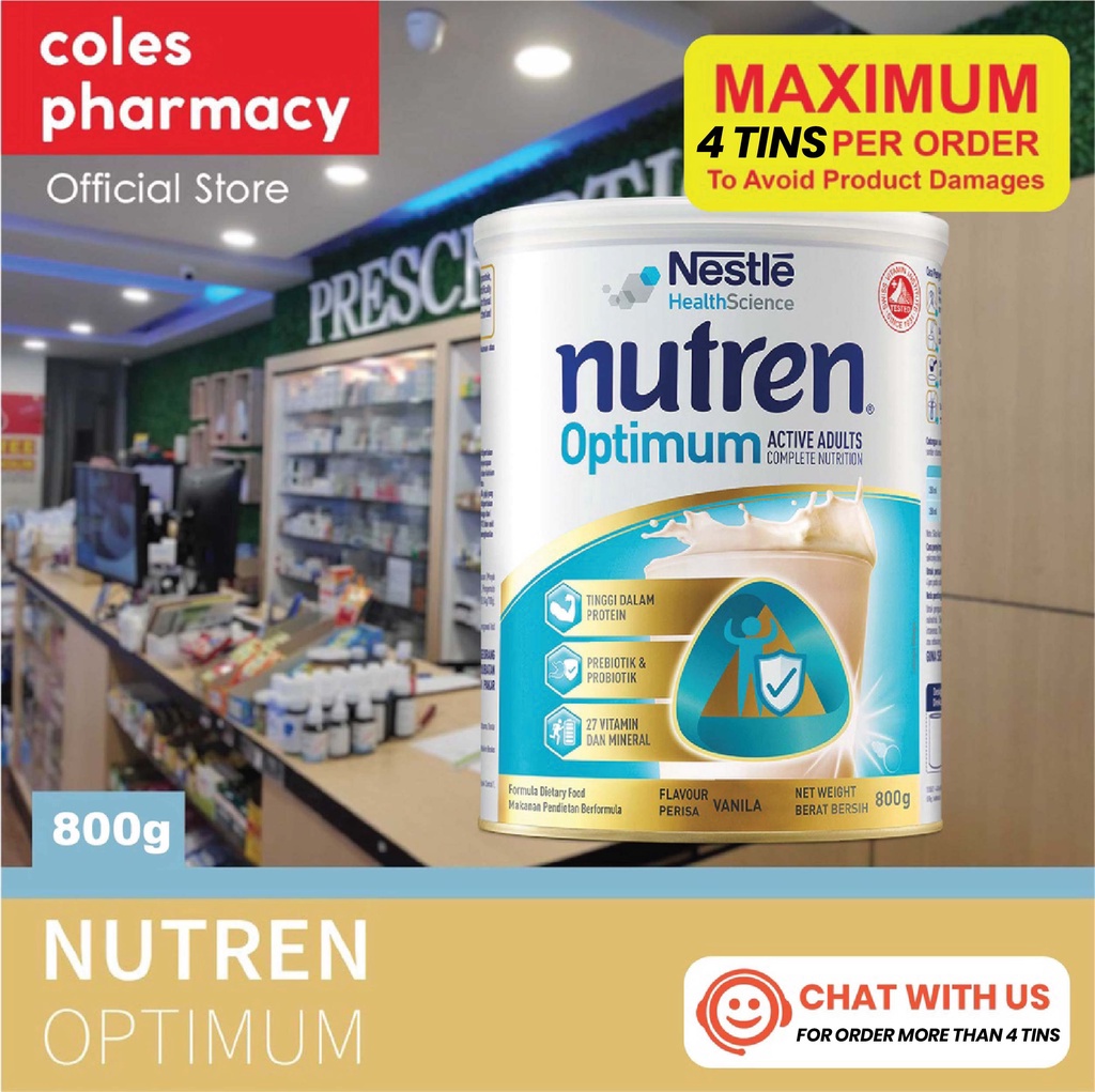 NESTLE NUTREN OPTIMUM 800G | Shopee Malaysia