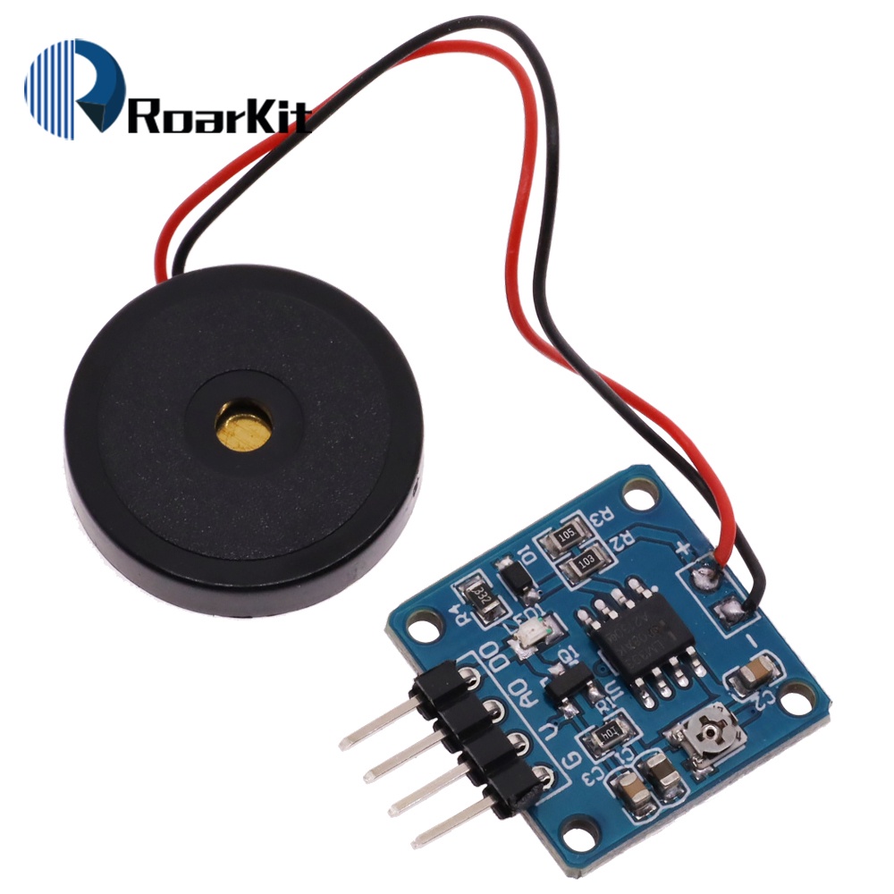 Piezoelectric shock tap sensor Vibration switch module piezoelectric ...