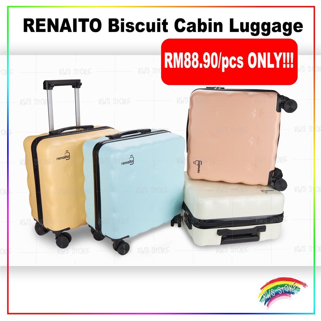 RENAITO Biscuit Cabin Luggage / Bagasi Kabin Biskut RENAITO Shopee
