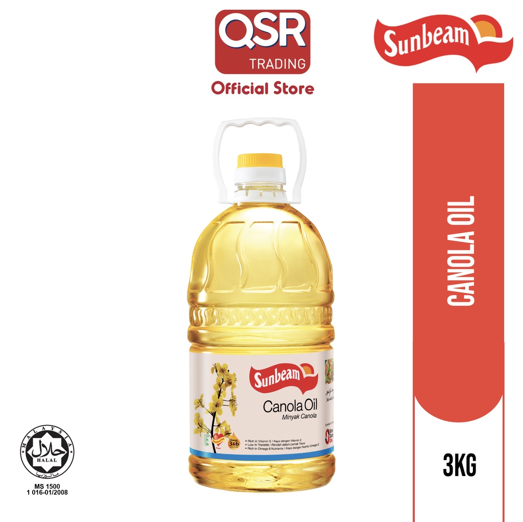 Sunbeam Canola Oil 3 KG Shopee Malaysia