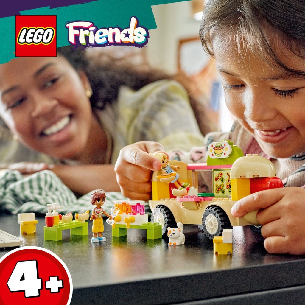 LEGO 42633 Friends Hot Dog Food Truck Building Toy Set (100 Pieces ...