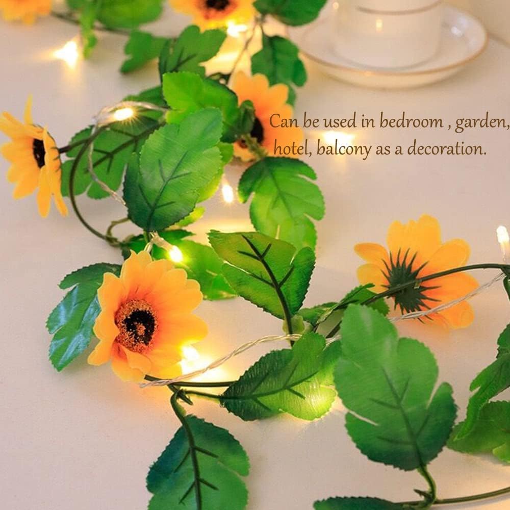 20 LED Ivy String Lights,Fake Ivy Vine String Lights,Artificial Ivy ...
