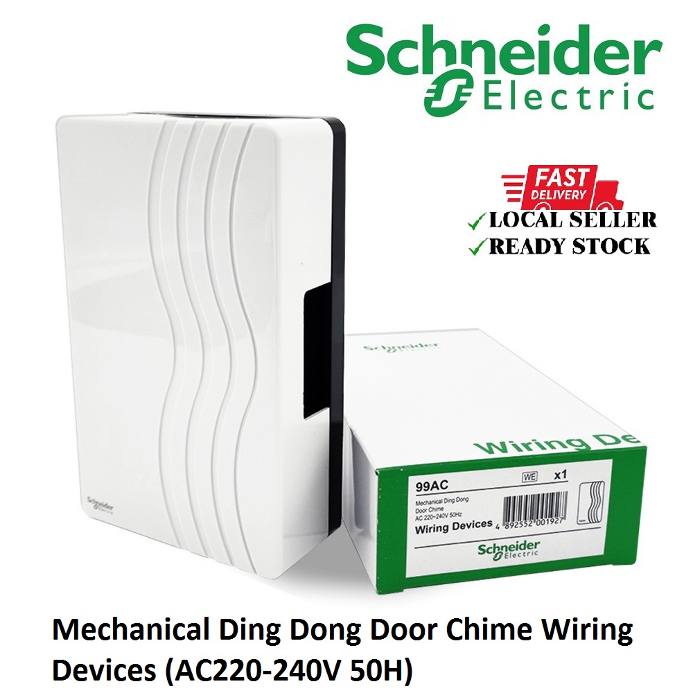 Schneider 99AC Mechanical Ding Dong Door Chime Wiring Devices with