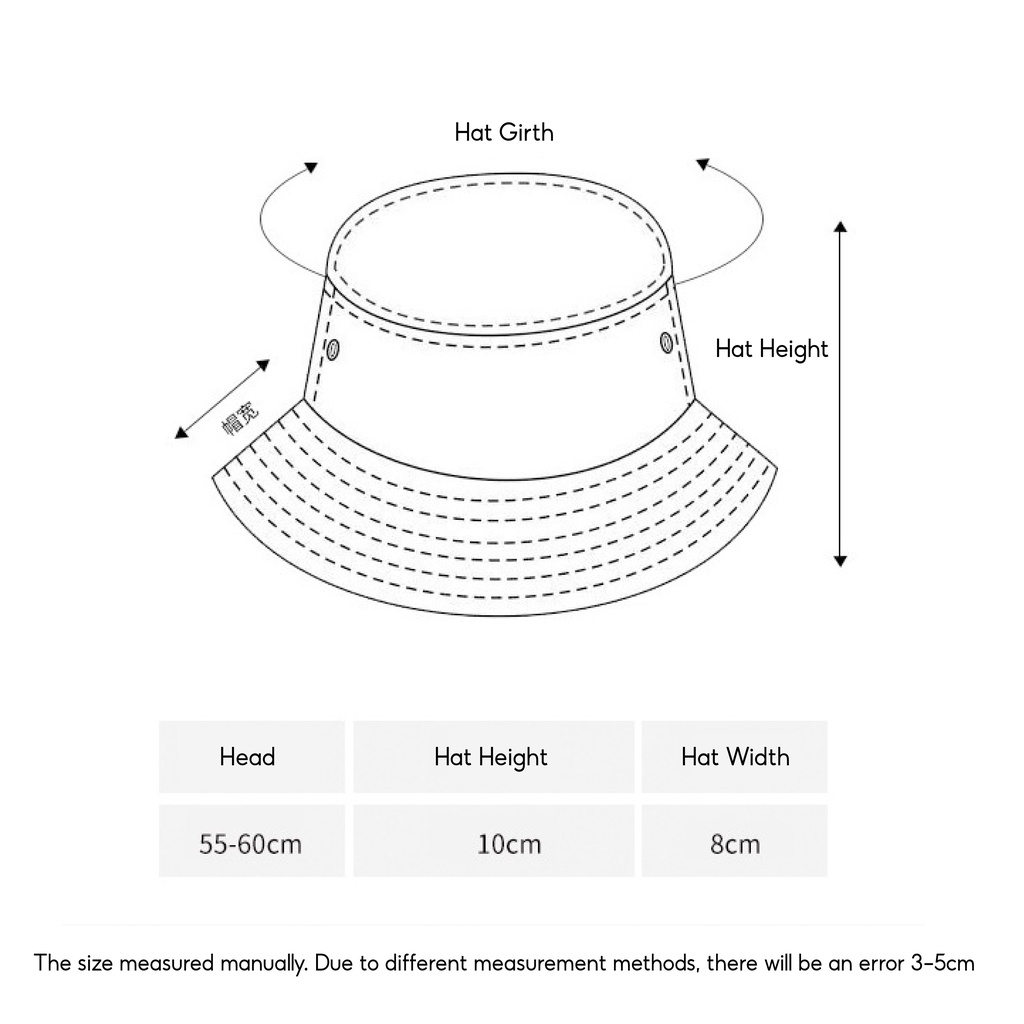 Jdex Packable Hat Foldable Camping Hat Outdoor Bucket Hat Topi Hiking