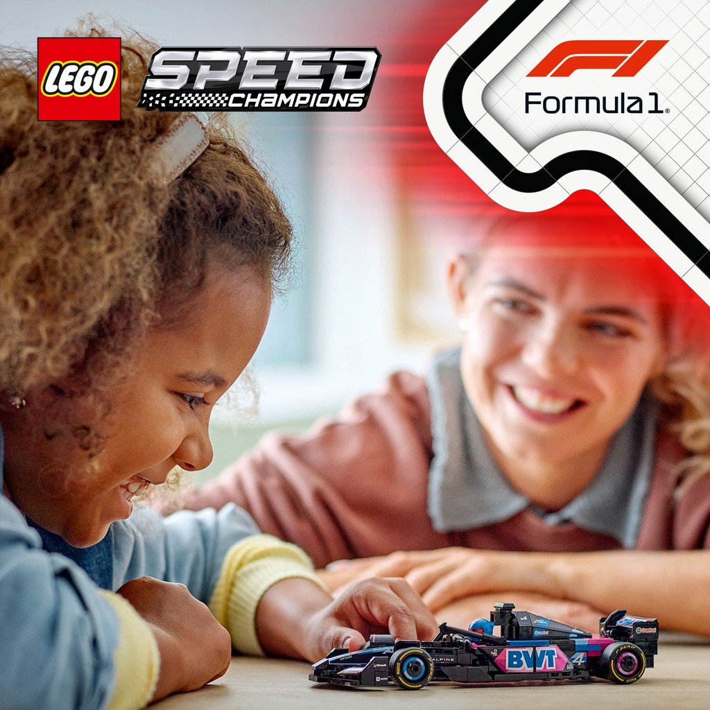 LEGO 77248 Speed Champions BWT Alpine F1 Team A524 Race Car Building ...