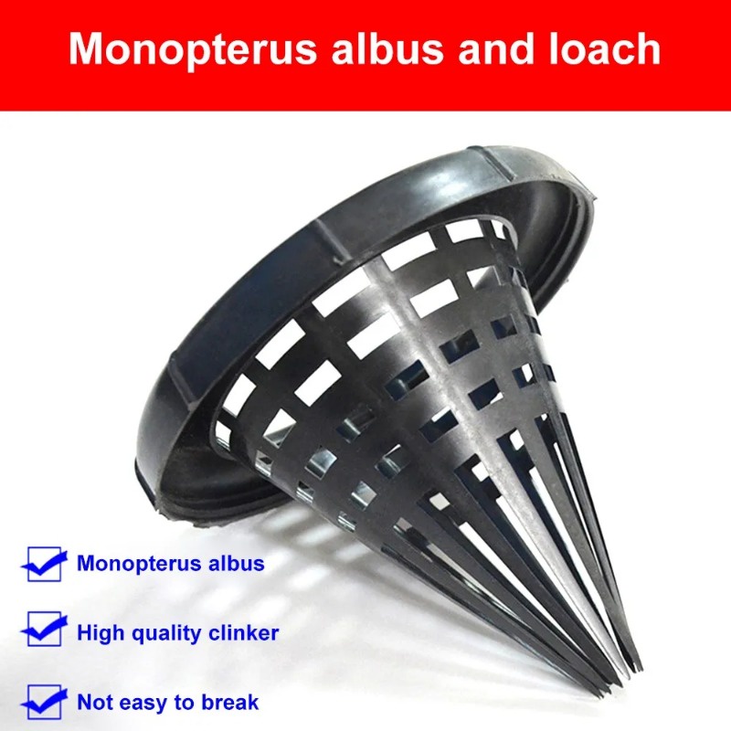 Black Tapered Fish Net Cage / Eel Cage Fishing Traps / Automatic ...
