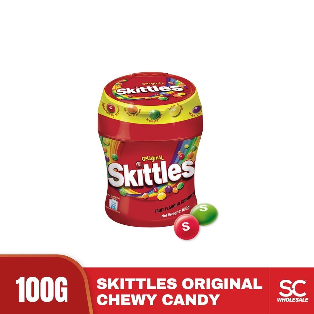 Skittles Original Bottle Chewy Candy Fruity 100g Shopee Malaysia