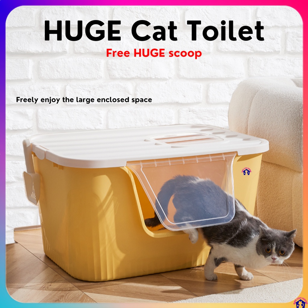 Jumbo size cat litter box best sale