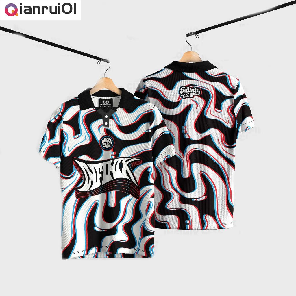 LYCRA 280 GSM Oversized Retro Streetwear Jersey - EDISI GLITCH 2024 NEW ...