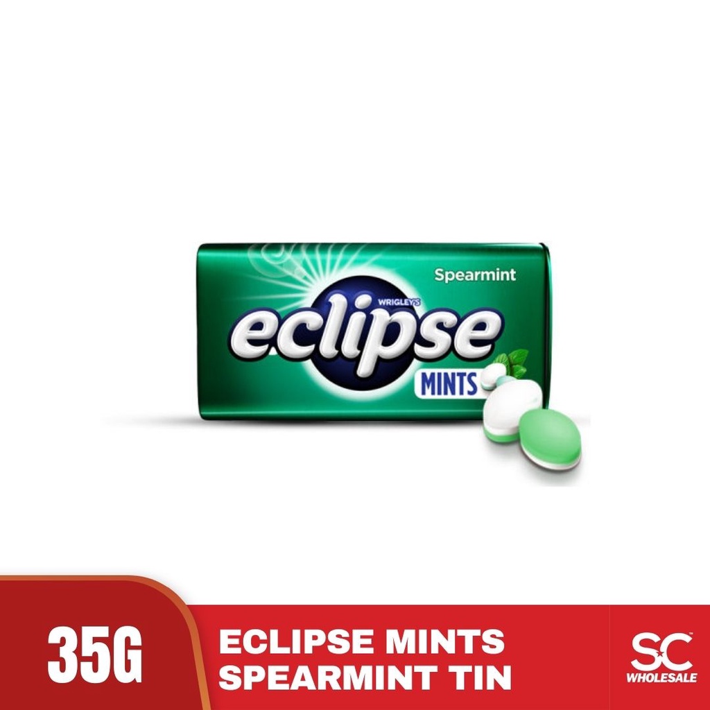 Eclipse Mints Spearmint Tins Candy Sugar Free 35g Shopee Malaysia