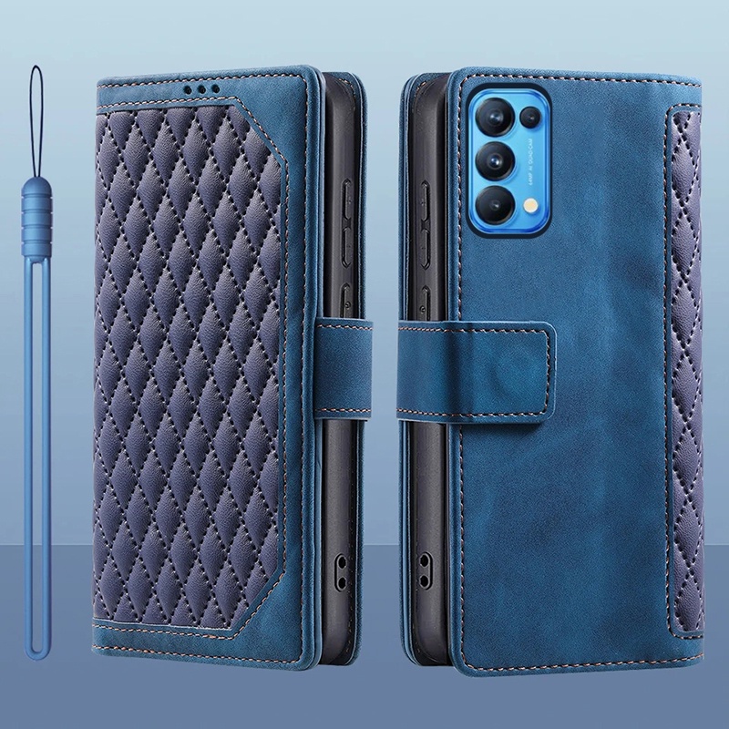 WEIOU Cover per Oppo Reno 4 PRO 5G (Reno4 PRO 5G) + 2 Vetro Temperato, Custodia in Morbida Silicone TPU Bordo Dorato della Placcatura Anti-Graffio Protettiva Case - Blu