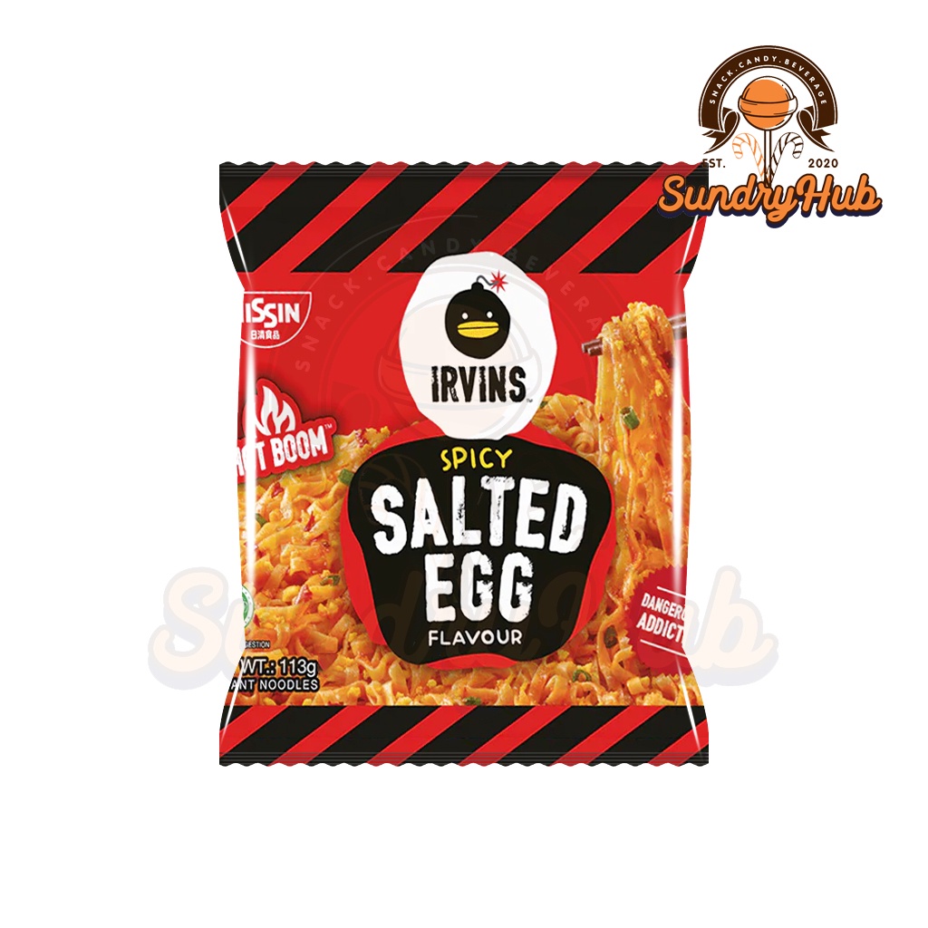Nissin X Irvins Spicy Salted Egg Instant Noodles 113g | Shopee Malaysia