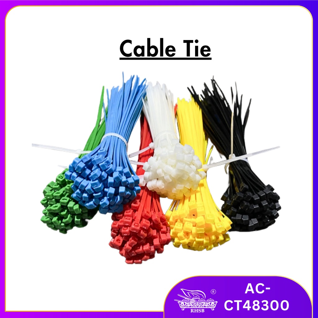 40PCS 30CM NYLON CABLE TIE / NYLON WIRE / ELECTRICAL CABLE TIE ...