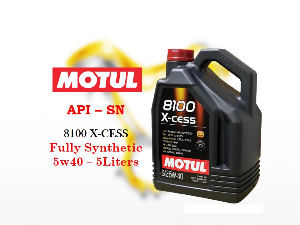 Motul W L Api Sn X Cess Fully Synthetic Engine Oil Liter W Api Sn Minyak Enjin