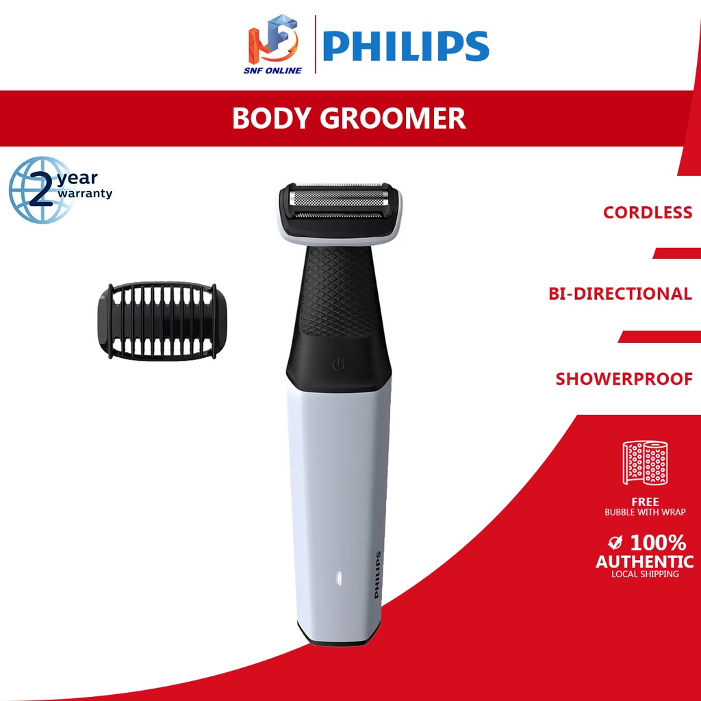 Philips Body Groom 3000 Series Rechargeable BG3005/15 Shopee Malaysia