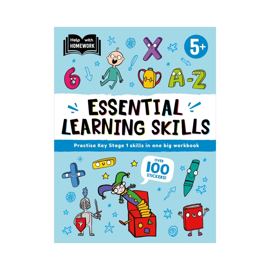 Essentials Learning Skills Educational Workbook With 100+ Fun Reward ...