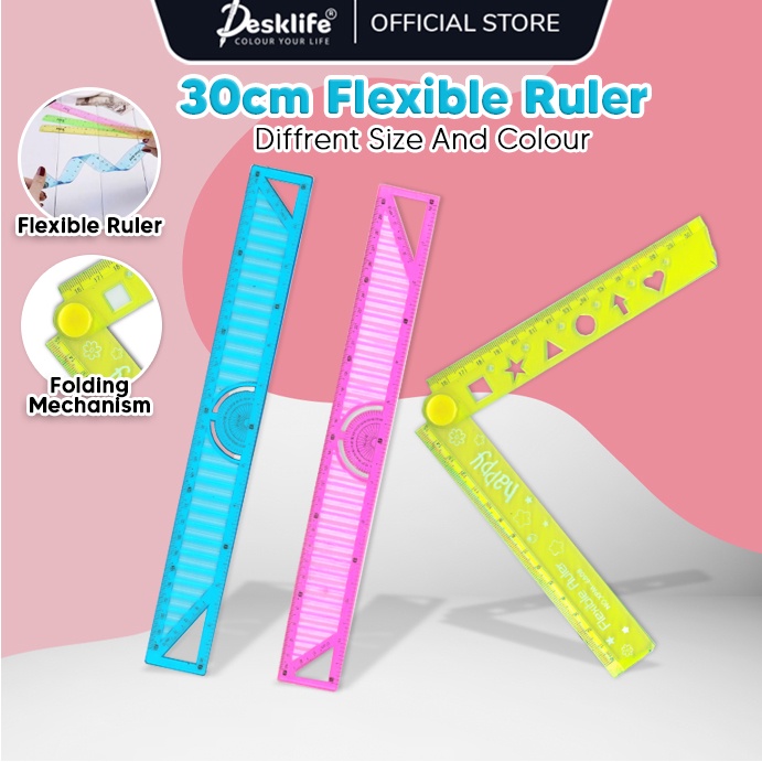 30cm Flexible Ruler (Blue) 