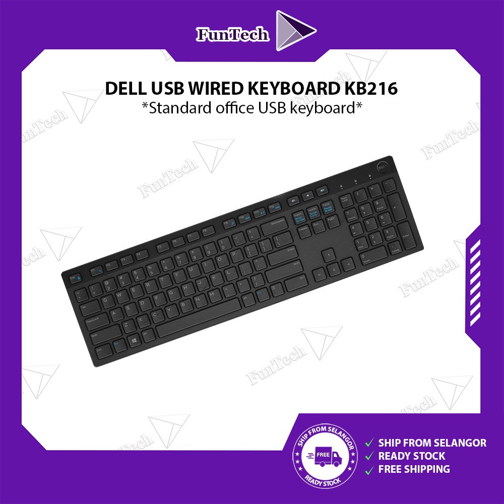 Dell Multimedia Keyboard KB216 | Shopee Malaysia