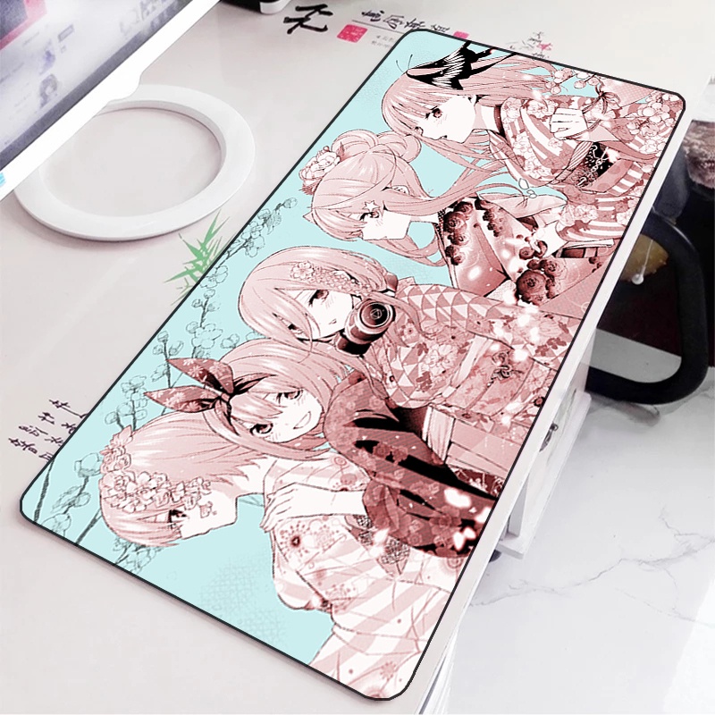 The Quintessential Quintuplets Anime Sexy Mouse Pad Large Kawaii Gaming