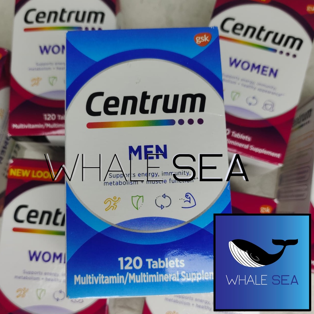 Centrum Multivitamin / Multimineral for Men (120 Tablets) Shopee Malaysia
