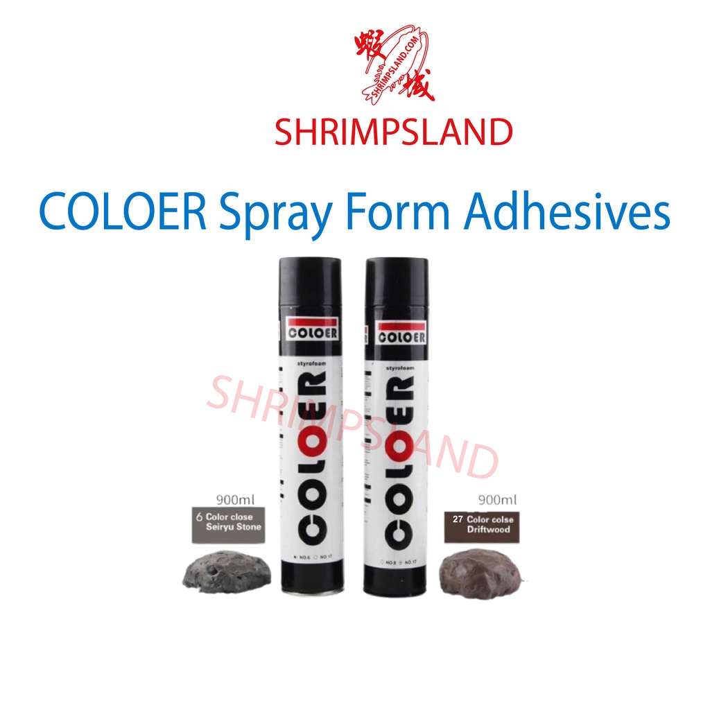 [SHRIMPSLAND] COLOER Spray Foam Adhesives For Aquascape Landscape Terrarium Paludarium Riparium