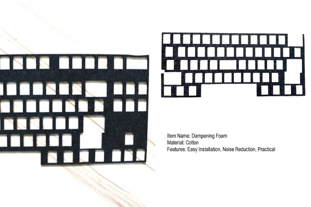 GRE- Programmer Keyboard Foam Pad Key Switch Sound-absorbing Foam ...