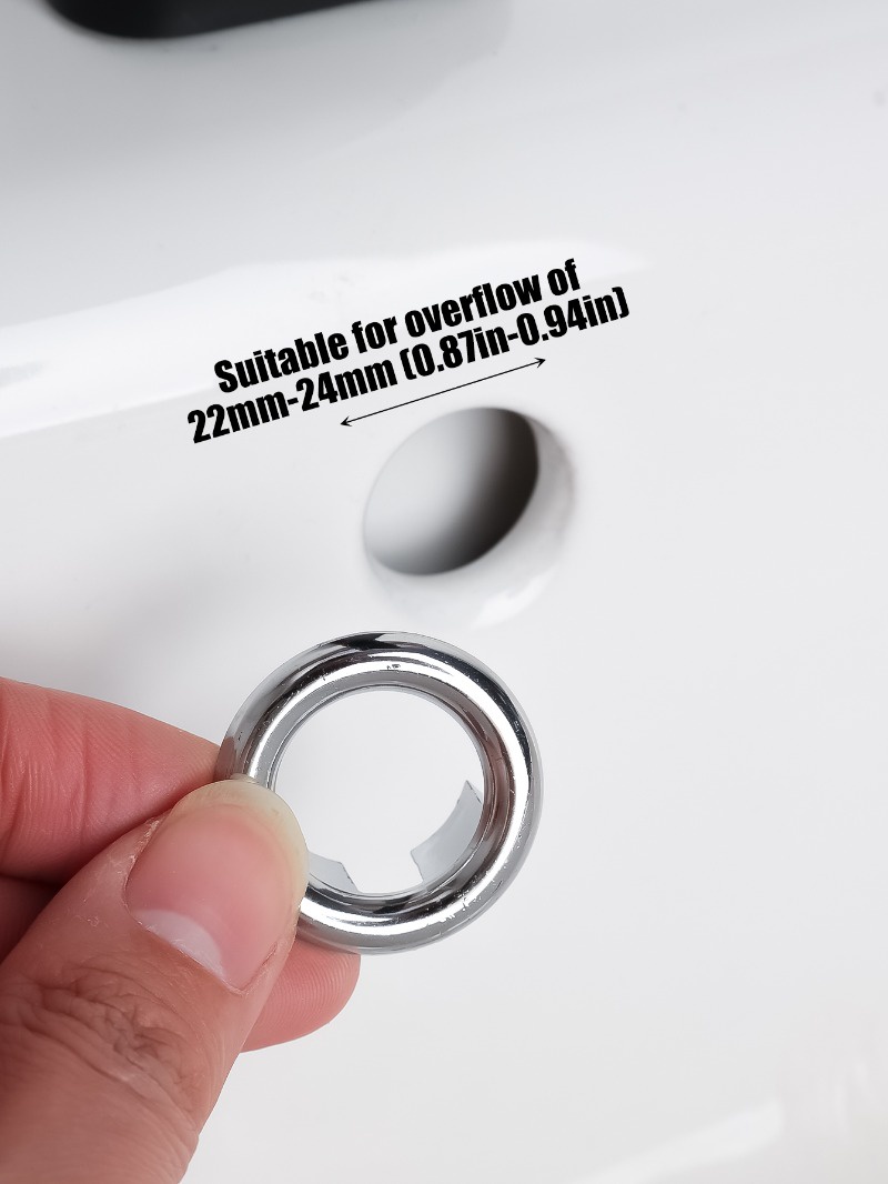 Bathroom Sink Hole Overflow Cover / Multiple Styles Basin Trim Round ...