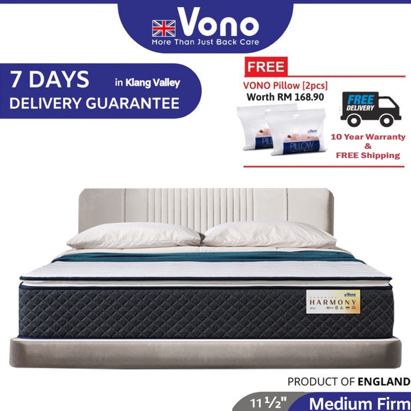 VONO Sunshine Harmony Mattress [100Authentic] Back Care Collection