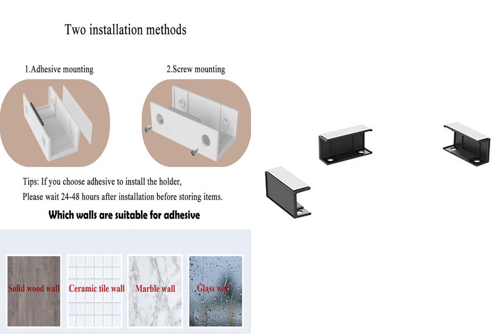 Cute_ Laptop Stand Wi-fi Router Storage Holder Invisible Wall Mount ...