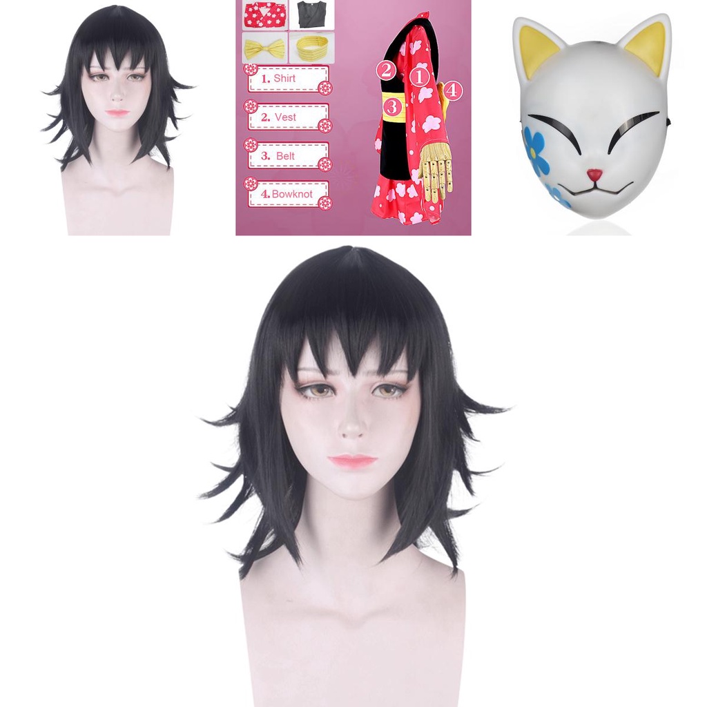 Kimetsu Slayer Demon No Yaiba Makomo Cosplay Costume Women Suit Robes