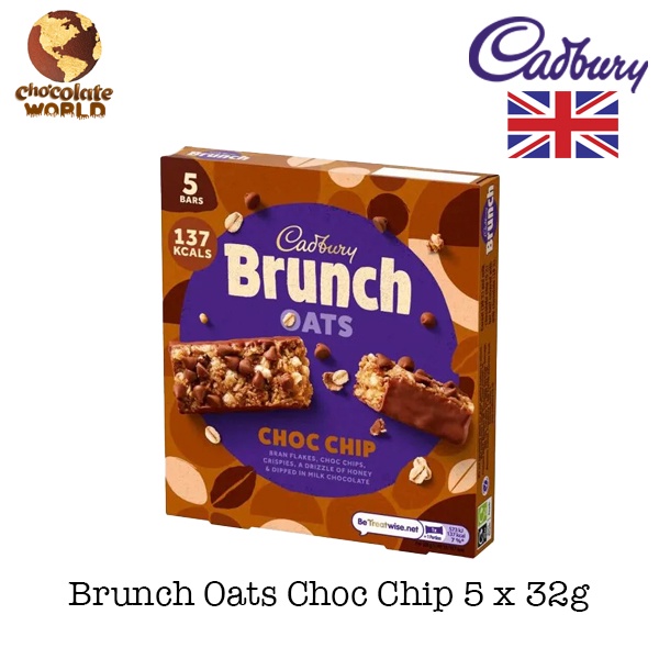Cadbury Choc Chip Brunch Bar (5 x 32g) 160g Shopee Malaysia
