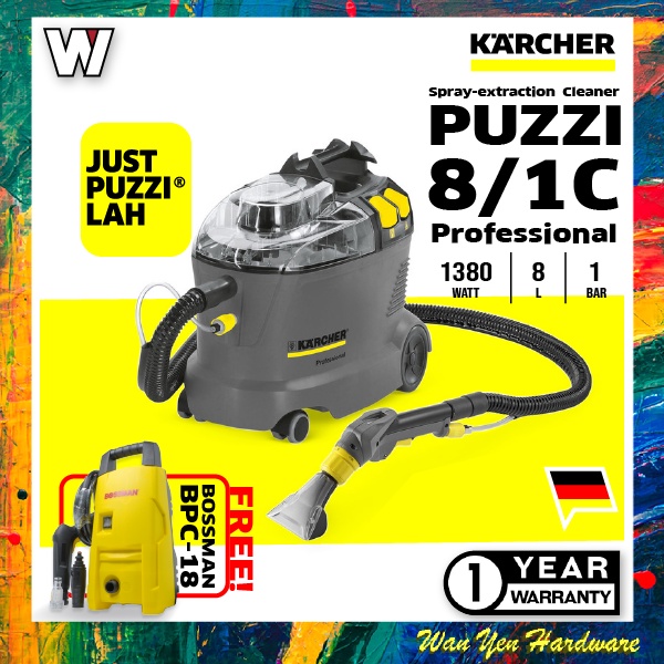 KARCHER PUZZI 8/1 SPRAY EXTRACTION CLEANER / CARPET CLEANER / SOFA