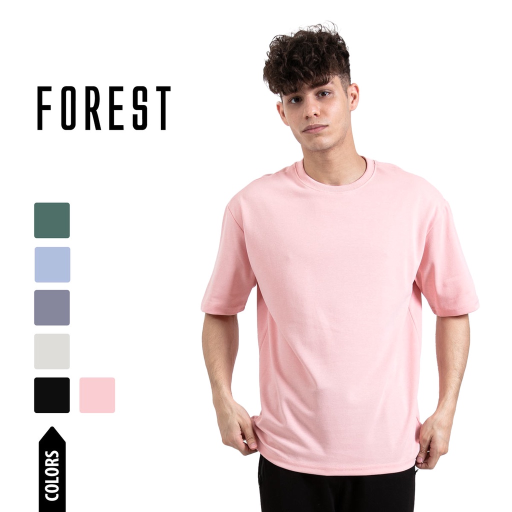 Relaxed Fit Cropped Shirt - Forest Pop
