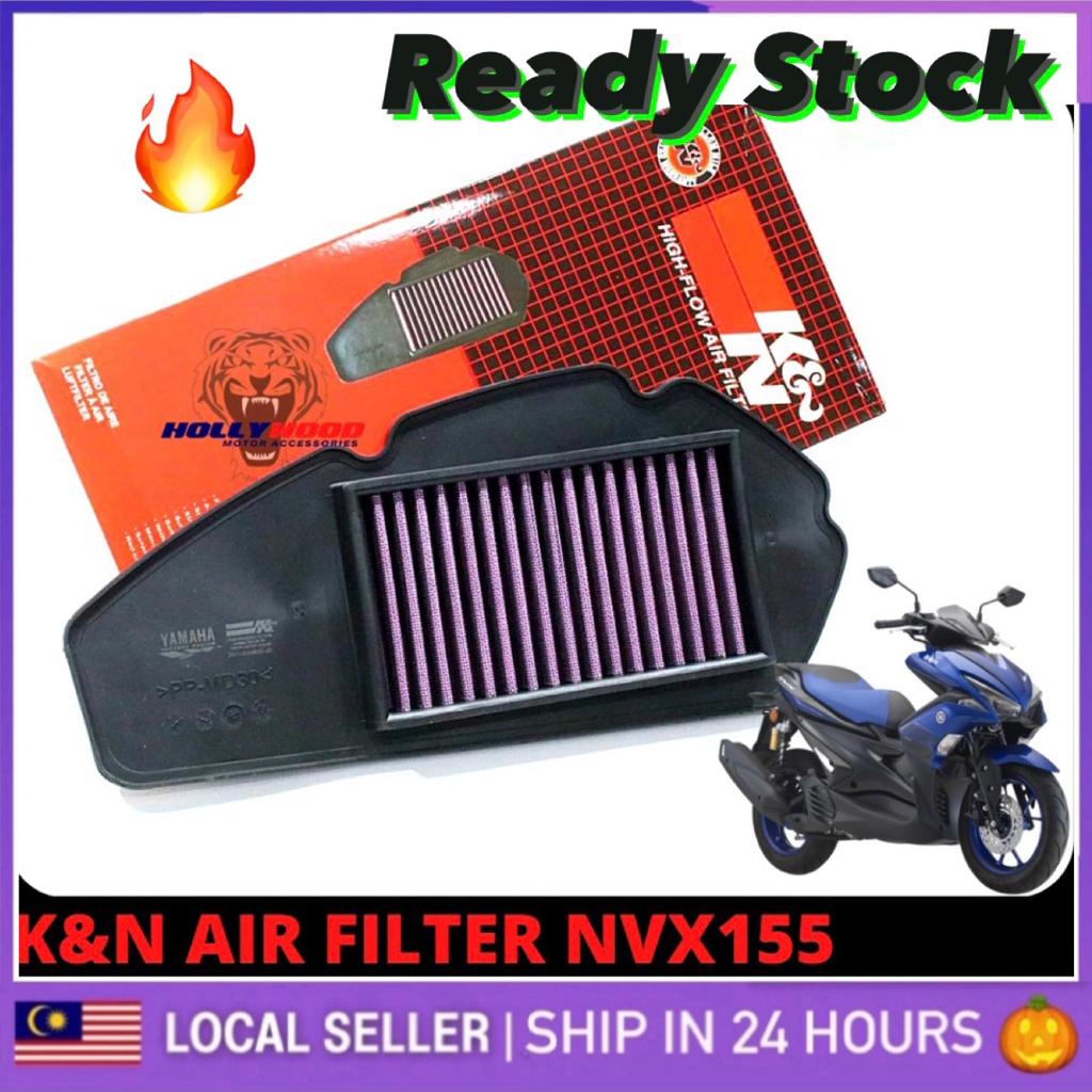 Kandn Racing Nvx155 Aerox155 V1 Version 1 Air Filter Racing Knn Air Cleaner Box Kotak Angin