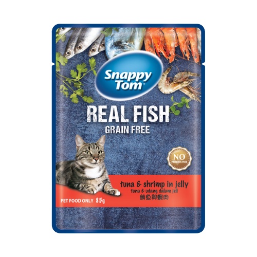 Snappy Tom Pouch (Cat) 85G (Lamb , Beef& Vege , Chicen, Pilchard & Sea ...