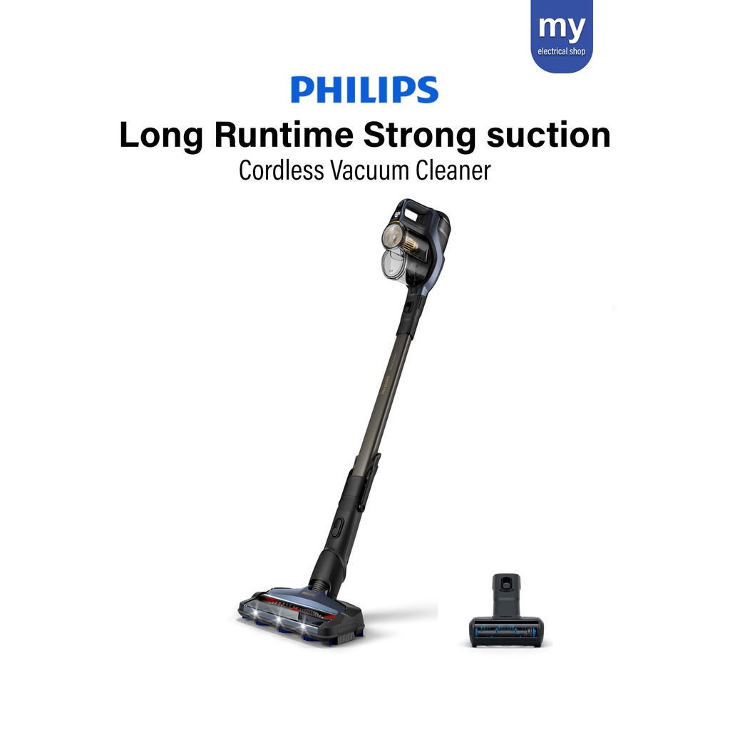 Philips Cordless Stick Vacuum Cleaner 360 degree suction nozzle 25.2V XC8043 ( 2in1 vacuum