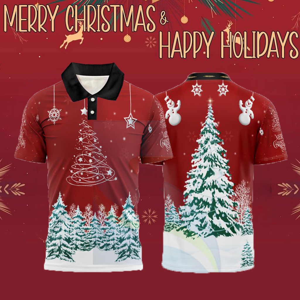 Merry Christmas Jersey NEW 2024 Christmas Santas Xmas T shirt Full