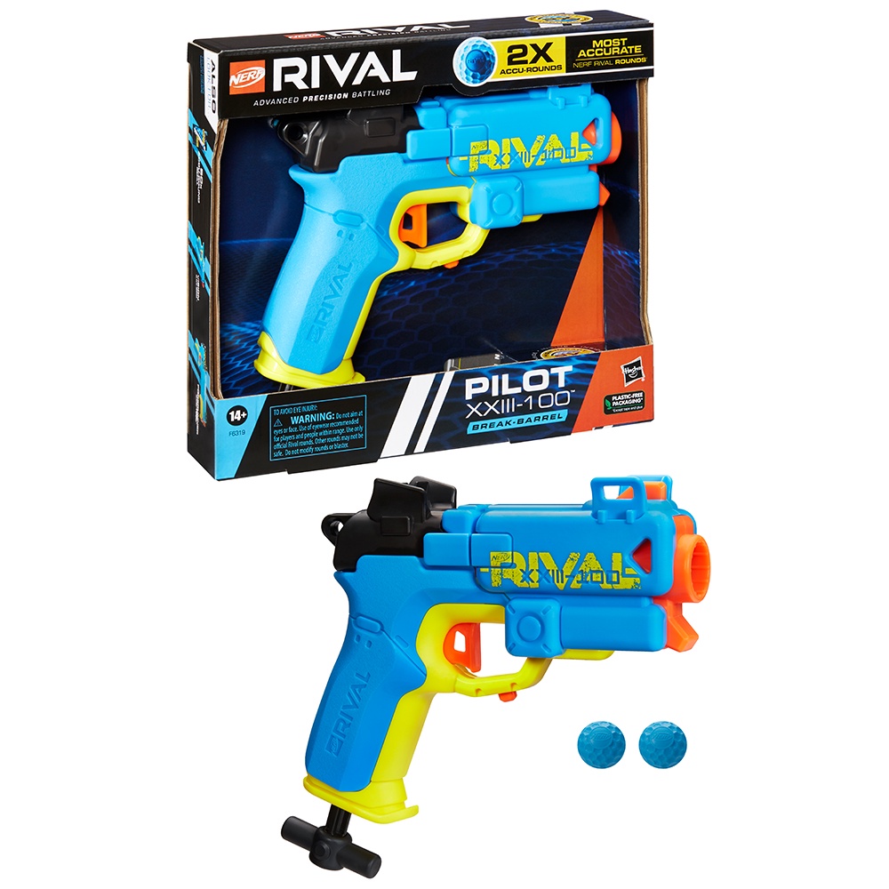 Nerf Rival Advanced Precision Battling Pilot XXIII-100 Break-Barrel ...