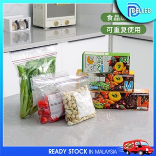 Large sealed bag food dense bag grade fresh-keeping bag household thickened  refrigerator frozen special food sealed bag ziplock bag