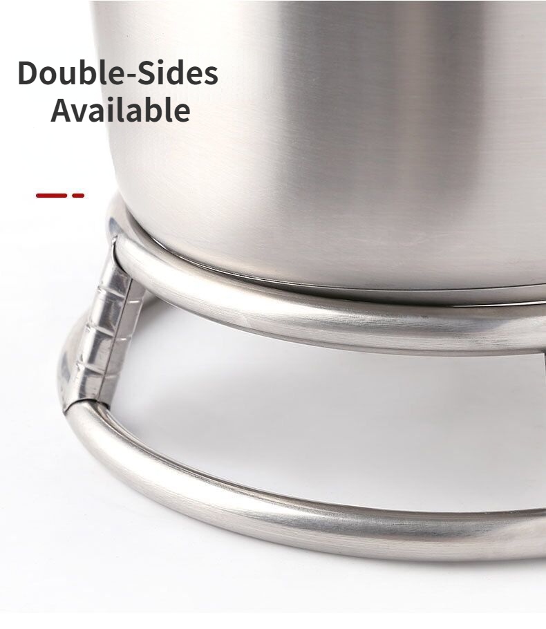 Stainless Steel Pot Holder Kitchen Racks Wok Rack Countertop Pot Pad ...