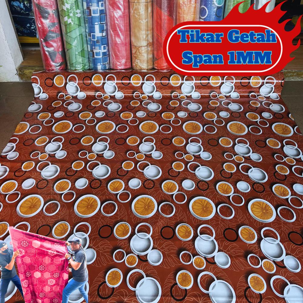 Tikar Getah Span (TEBAL) TIKAR GETAH LIAT TDAK MUDAH KOYAK HARGA KILANG ...