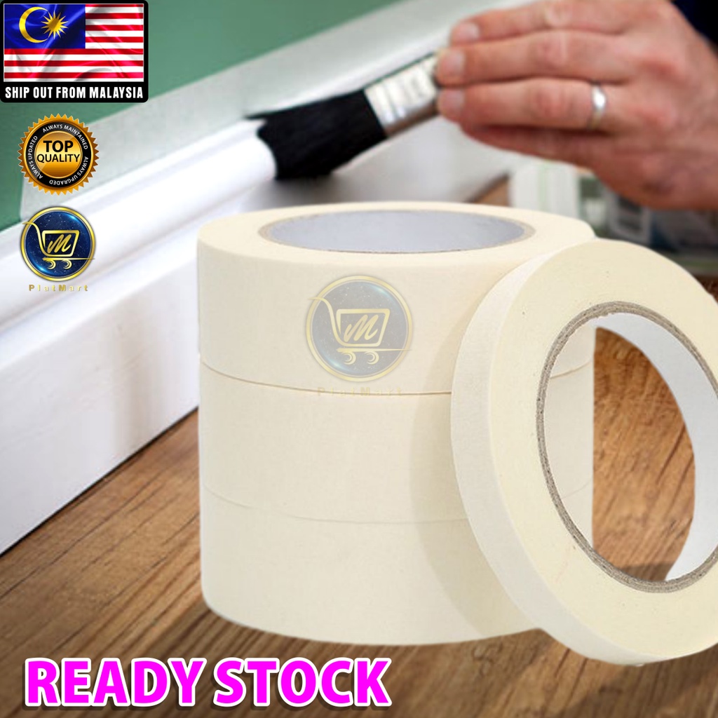PlatMart [READY STOCK] Masking Tape Paper Painting Tape Premium