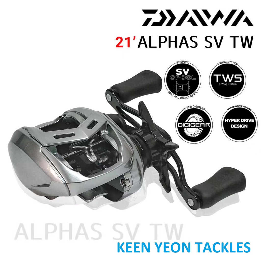DAIWA 21' ALPHAS SV TW BAITCASTING REEL SERIES. | Shopee Malaysia
