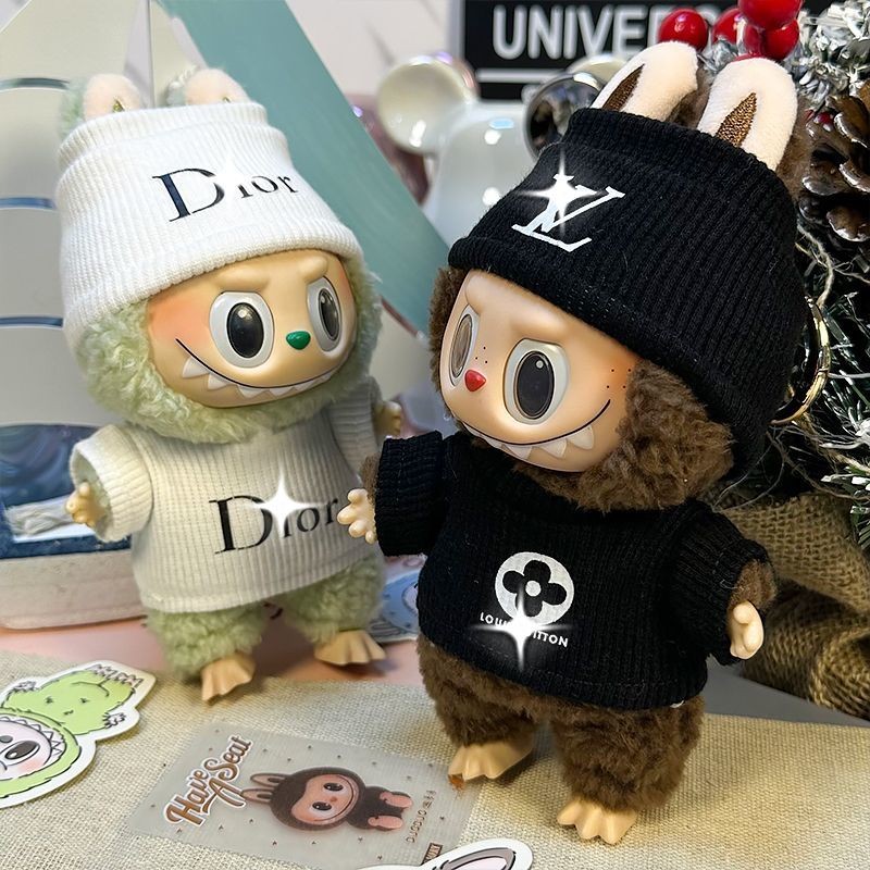 Dorray labubu doll clothes for V1&V2 Universal Pendant Blind Box Labubu ...