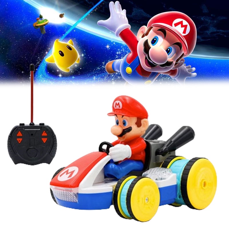Rc Mario Car Exciting Stunt Vehicle With Flashing Lights And Musical