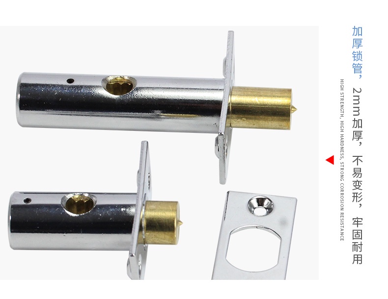 Stainless steel Invisible lock Copper core Hardware Pipe Tube Well ...