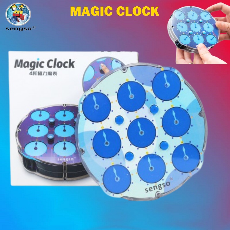 Sengso Magic Clock 3X3 4x4 Gear Rotating Positioning Intelligence ...