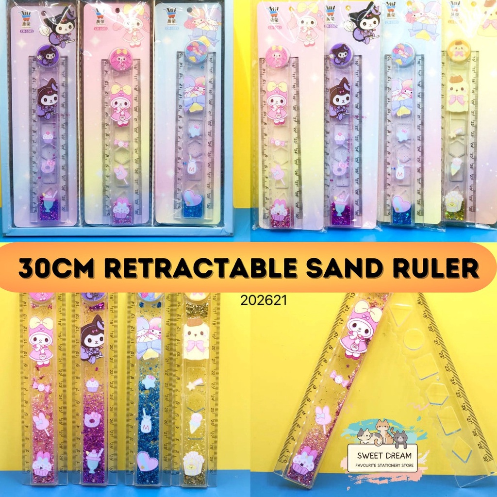 30CM CR-1083 Retractable CUTE Quick SAND Glittering Sanrio Kuromi ...